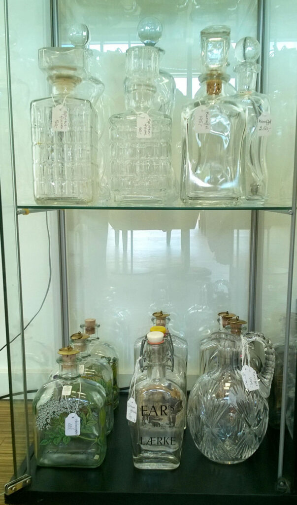 boligtilbehoer klukflasker karafler dram spiritusflasker glas